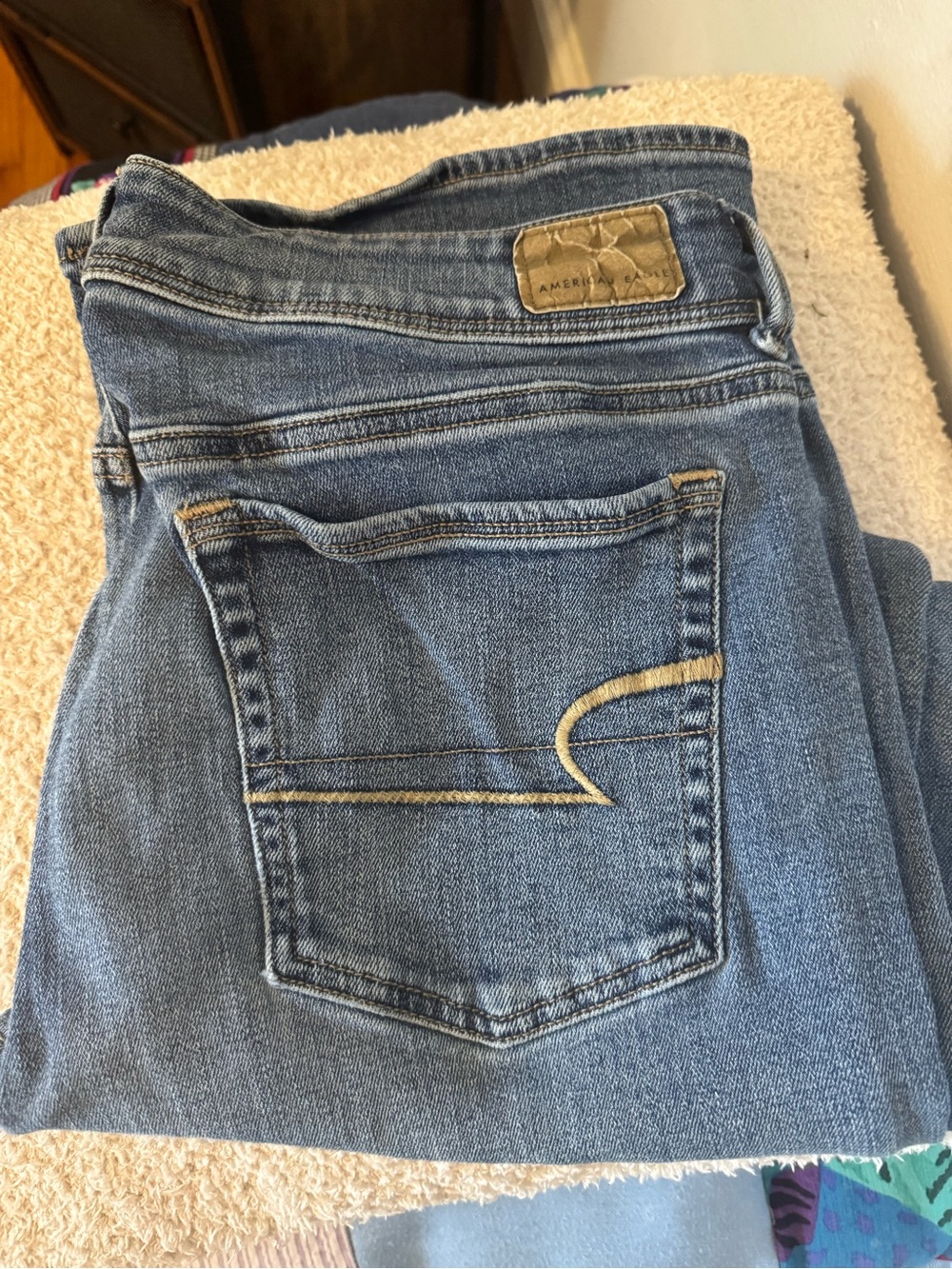 American Eagle Outfitters Straight Leg Light Blue Jeans